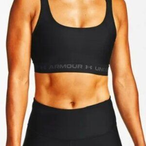 Under Armour Black Compression Bra Top Size M NWOT